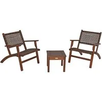 Garden Pleasure Balkonset Sonora, (3-tlg), Teak-Look