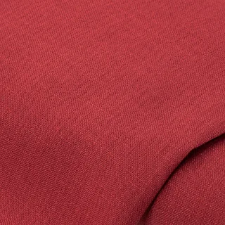 Dekostoff in Leinen-Optik "Uni", rot