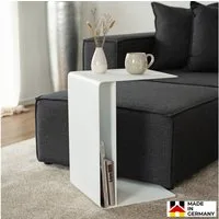 HOME DELUXE Beistelltisch Beistelltisch ZIMA – Made in Germany (4 Aufstellmöglichkeiten - 360° Drehbar), Couchtisch, Sofatisch