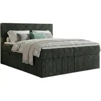 A&J MöbelLand GmbH Boxspringbett RALF mit Bettkasten, Topper und gepolstertem Kopfteil. (Boxspringbett mit Bettkasten und gepolstertem Kopfteil)