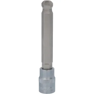 KS TOOLS 3/8" Bit-Stecknuss Innensechskant mit Kugelkopf, lang - 911.5391