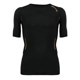Skins - "A400" T-Shirt für Herren, Kompression (Schwarz)