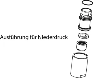 Ideal Standard Handbrause, Auszug nach unten, Chrom B961312AA