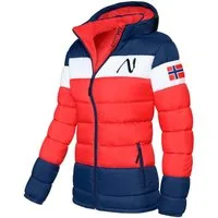 Nebulus Winterjacke MIXUP, P4832 - Damen, rot-blau, M/38
