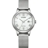 Citizen Solaruhr EW2621-75A, Armbanduhr, Damenuhr, Edelstahlarmband, analog, Datum, Eco-Drive