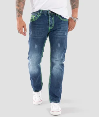 Rock Creek Jeans Blau
