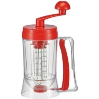 HAC24 Teigportionierer Teigdosierer Teig Dosierer Spender Behälter, 3in1 Teigspender Messbecher Mixer Skala 800 ml
