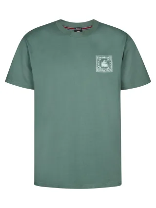 Petrol Industries - Rückendruck T-Shirt Calor Herren - Grün