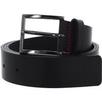 HUGO Ledergürtel Geek Sz35 Leather Belt aus echtem Rindsleder