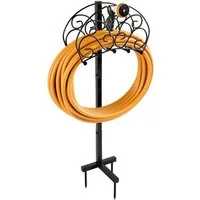 KOMFOTTEU Schlauchhalterung Gartenschlauchhalter, (für 46m Schlauch, bis 10kg belastbar)