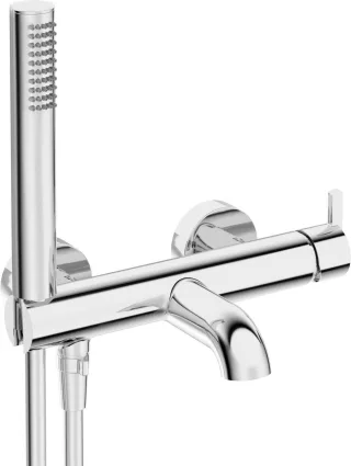 Neuesbad Serie 600 Wannenarmatur mit Brauseset, Oberfläche: chrom NB1BQS_011M1
