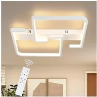 ZMH LED Deckenleuchte Rechteckige Deckenlampe 30*25*4.5cm Modern für Schlafzimmer Flur, Hochwertige Lampenperlen, LED fest integriert, 3000-6500k, LED fest integriert