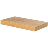 Levandeo® Wandregal, levandeo Wandboard Bobby 40cm Wildeiche Eiche Wandregal Regal Board