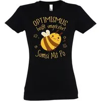 Youth Designz T-Shirt Optimismus heißt umgekehrt Sumsi Mit Po Damen Shirt Mit modischem Print
