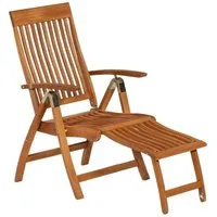 Gartenmöbel Ambiente Gartensessel Daria Klappsessel mit ausziehbaren Fußteil (Klappsessel mit ausziehbaren Fußteil), mit Relaxfunktion
