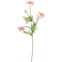 Kunstblume Frühlingsblume Rosa Kunstblume Flora, HTI-Living, Höhe 66 cm, Kunstpflanze Dekoration