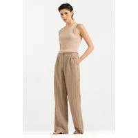 SENSES.THE LABEL Leinenhose mit Bundfalten
