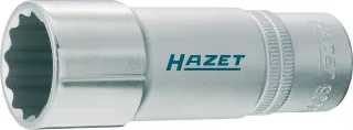 HAZET Steckschlüssel-Einsatz (1/2 Zoll), Außen-Doppel-Sechskant-Tractionsprofil - 900TZ-21