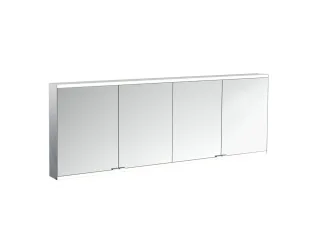 emco LED-Lichtspiegelschrank prime 2 Facelift Aufputz, 2000 mm, 4-türig, IP 20 Rückwand verspiegelt 949706266