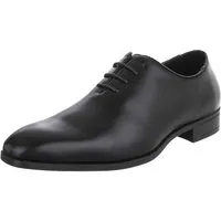 Coolwalk Herrenschnürschuh elegant in Leder-Optik Schnürschuh (91977323) Blockabsatz Business-Schuhe in Schwarz