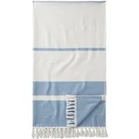 Egeria Hamamtuch Pestemal Herri, Hamam Frottier (1-St), 100x180 cm, mit Muster & Fransen, ideal als Strandtuch
