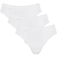 sloggi Tai-Slip 3er Pack 24/7 Cotton Lace (Spar-Set) Tai Slip - Baumwolle - Atmungsaktiv