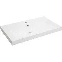 welltime Einbauwaschbecken Trento Deluxe, Mit Nano Glasur in 51,61,81,101 und 121cm erhältlich.