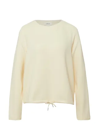 s.Oliver - Sweatshirt beige - Gr. - 42