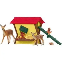 Schleich® Spielwelt FARM WORLD, Fütterung der Waldtiere (42658)