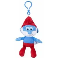 Dinotoys Schlüsselanhänger Schlümpfe Blindpack Plüsch Anhänger Bagclip 16 cm Überraschung (Set, 1-tlg., Geschenk-Set), Zufällige Schlumpf Figur im Blindpack mit Clip zum Sammeln