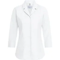 GREIFF Kurzarmbluse Greiff Corporate BASIC Damen Bluse 3/4 Kent Regular-Fit Weiß