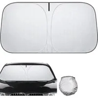 FELIXLEO Autosonnenschutz Faltbarer Sonnenschutz Auto UV Schutz Frontscheibe 140x70 cm, (3-St)