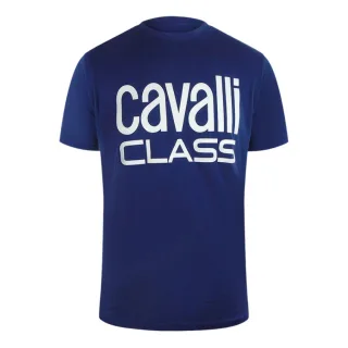 Cavalli Class - T-shirt Der Marke Bold In Blau