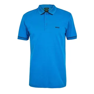 Boss - "Paule" Poloshirt für Herren, kurzärmlig (Blau)