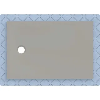 Geberit CleanFloor30 Duschfläche integriert, mit Dichtvlies, grau: 120x80cm,, 551006291 551006291