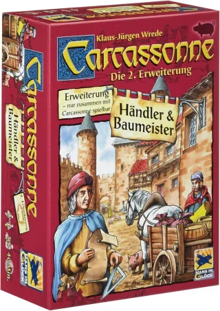 Hans im Glück 48135 - Carcassonne: Händler und Baumeister (2. Erweiterung)