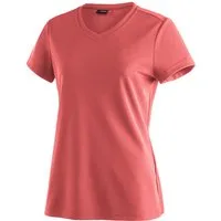 Maier Sports T-Shirt Trudy Damen Kurzarmshirt, leichtes Sommer Funktionsshirt, V-Ausschnitt