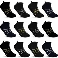 TEXEMP Sneakersocken 4, 8, 12 Paar Sneaker Socken Damen & Herren Baumwolle Freizeit Sport (Packung, 4-Paar) Robust & Langlebig