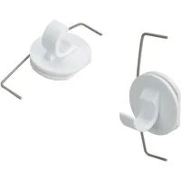Liedeco Klemmträger, Cafehausstangen, Scheibenstangen, (Set, 2-tlg), für Cafe- und Scheibenstangen