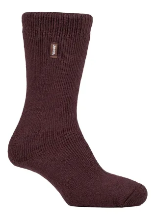 Mens Thermal Boot Socken für Winter | Jeep | Warm Heavy Duty Socken | Ideal für Wandern - Braun