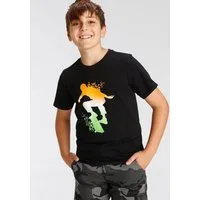 KIDSWORLD T-Shirt Skating - Druck Kurzarm, Basic-Passform, bedruckt, Rundhalsausschnitt