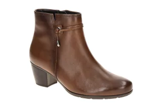 Gabor Damen Stiefeletten 8029.01 in Braun-Saddle mit Hovercraft Sohle