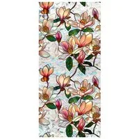 Agger Fenstersticker Blumen-Fensteraufkleber, dekorative Fensterfolie