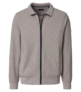 CASAMODA - Sweatjacke beige - Gr. - XXL