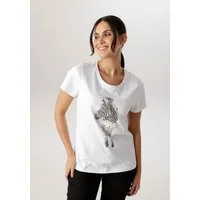 Aniston SELECTED T-Shirt mit aufwendiger 3D-Applikation