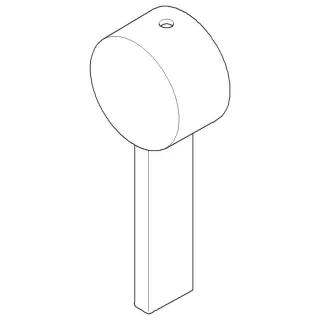 Dornbracht Hebel MEM 092078058-06 platin matt