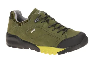 Waldl?ufer 729950 H-FRITZ Herrensport-Halbschuhe olive/gelb wasserdicht