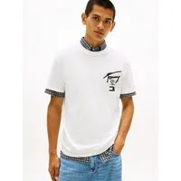 Tommy Jeans T-Shirt TJM REGULAR CITY SIGN Regular fit mit Markenprint