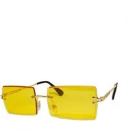 salazar.plus Sonnenbrille Randlos Rechteckig Unisex Rahmenlos Damen Herren leichte Brille