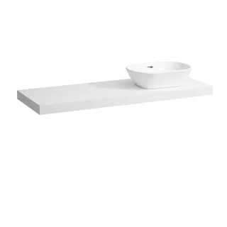 Laufen Waschtisch-Platte LANI 495x1370x65 mit Aussschnitt rechts H4046831122601